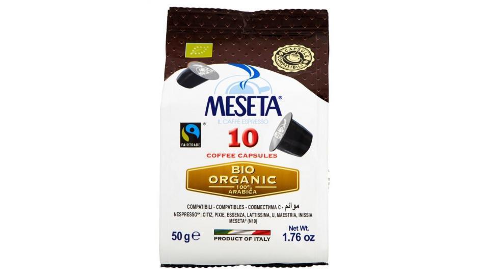 Meseta Bio Organic 100% Arabica 10 Coffee Capsules