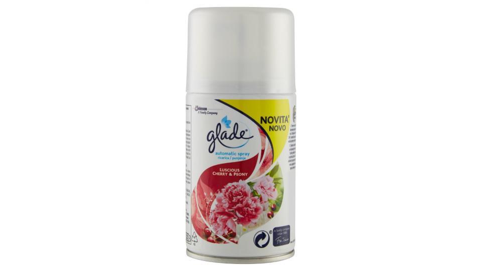 Glade automatic spray ricarica Luscious Cherry & Peony