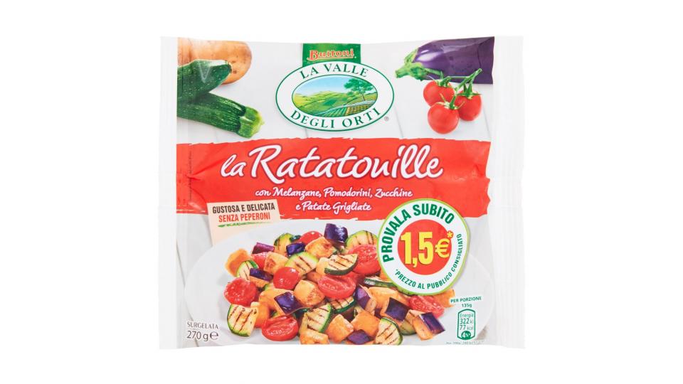 La Ratatouille Misto Melanzane Prefritte,pomodorini,zucchine e Patate Grigliate