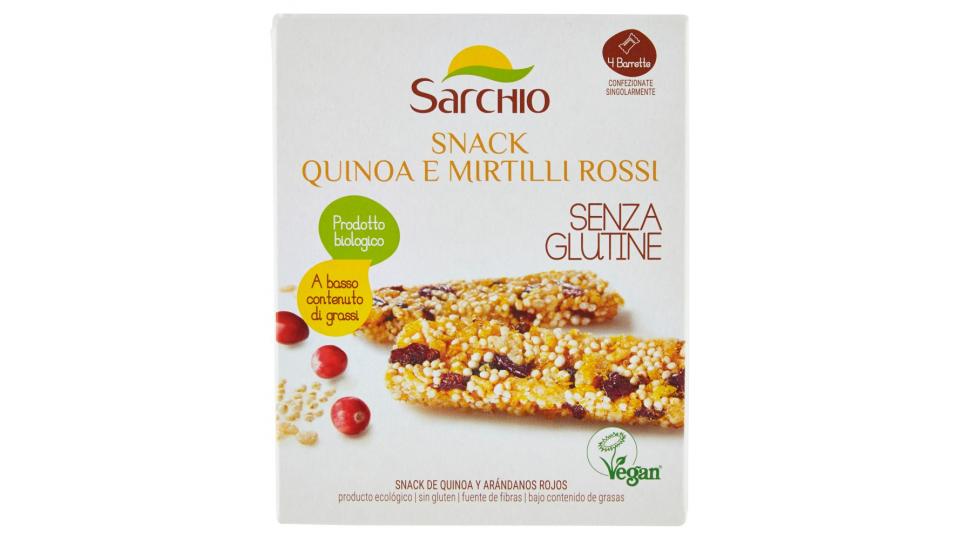 Sarchio Snack Quinoa e Mirtilli Rossi