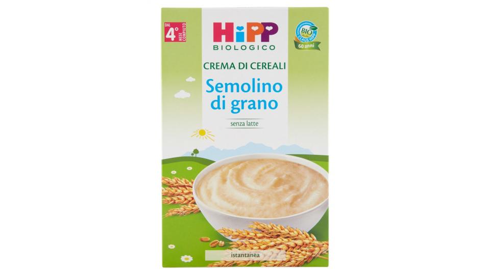 HiPP Biologico Crema di Cereali Semolino di grano