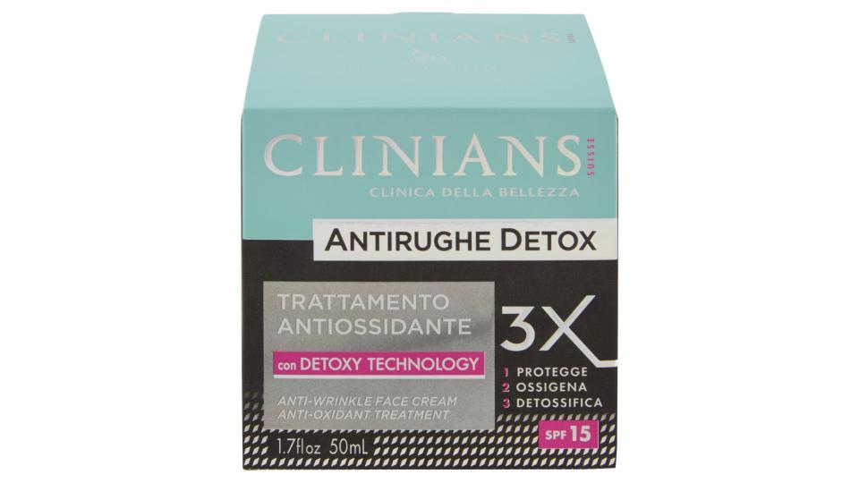 Clinians Antirughe Detox Trattamento Antiossidante