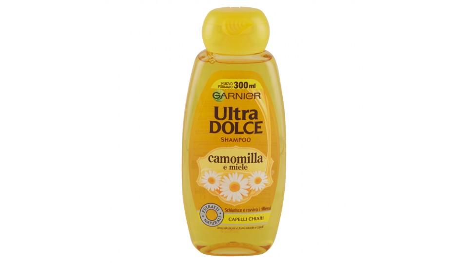 Garnier Ultra Dolce Shampoo all'estratto di Camomilla e Miele capelli chiari, senza parabeni