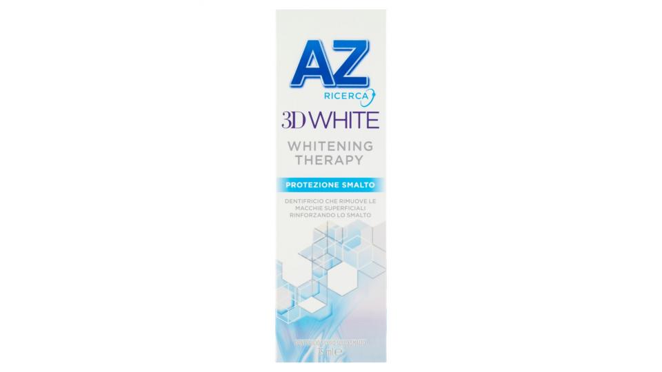 AZ Ricerca Dentifricio 3D White Whitening Therapy Protezione Smalto