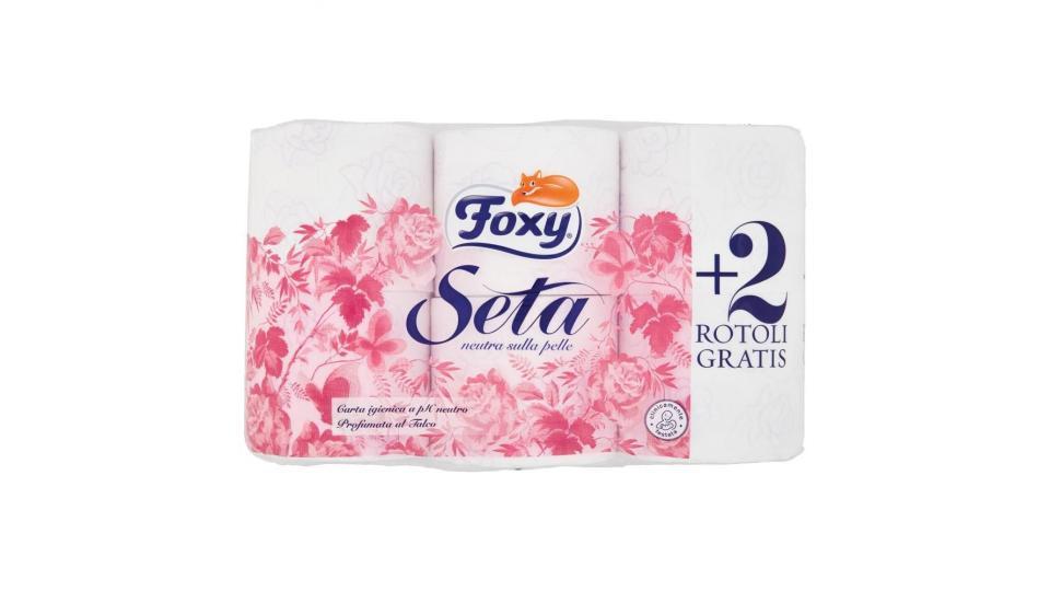 Foxy Seta Carta Igienica 2 Veli Decorata 4+2 Maxi Rotoli