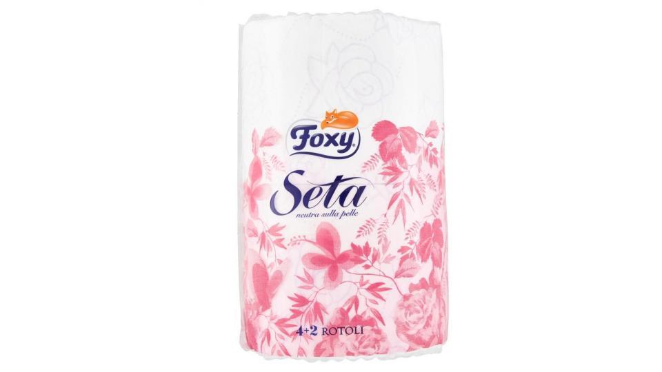Foxy Seta Carta Igienica 2 Veli Decorata 4+2 Maxi Rotoli
