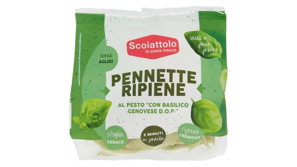 Pennette Ripiene al Pesto con "basilico Genovese D.O.P."