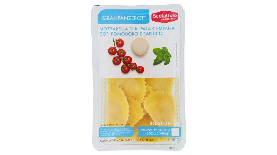 I Granpanzerotti Mozzarella di Bufala Campana Dop, Pomodoro e Basilico